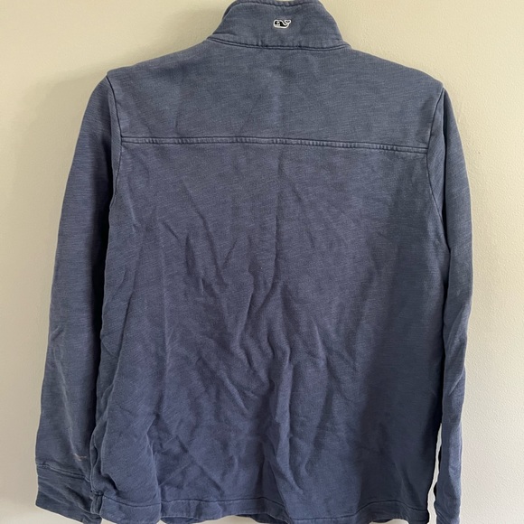 Vineyard vines navy quarter zip - Picture 4 of 9